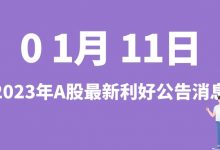 1月11日| A股怡合达、创耀科技、九联科技、华海药业等最新利好公告消息-小李财经视角