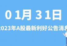 1月31日| A股东风股份、漫步者、华策影视、明新旭腾等最新利好公告消息-小李财经视角
