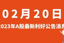 2月20日| A股华民股份、德马科技、欣贺股份、精测电子等最新利好公告消息-小李财经视角