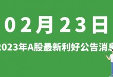 2月23日| A股多氟多、雪浪环境、捷佳伟创、芳源股份等最新利好公告消息-小李财经视角