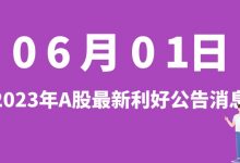 6月01日| A股中芯集成、普利特、极米科技、华电重工等最新利好公告消息-小李财经视角